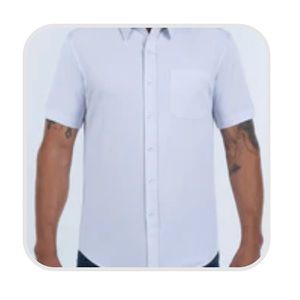Buttercloth Official Mens Short Sleeve Button Up Shirt